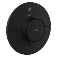 AXOR ShowerSelect ID Thermostat Unterputz rund für 1 Verbraucher, Mattschwarz