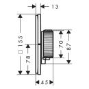 AXOR ShowerSelect ID Thermostat Unterputz softsquare...