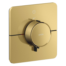 AXOR ShowerSelect ID Thermostat Unterputz softsquare für 1 Verbraucher, Polished Gold Optic