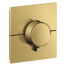 AXOR ShowerSelect ID Thermostat HighFlow Unterputz eckig, Polished Gold Optic