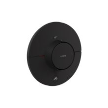AXOR ShowerSelect ID Thermostat HighFlow Unterputz rund für 1 Verbraucher und einen zusätzlichen Abgang, Mattschwarz