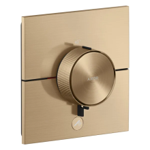 AXOR ShowerSelect ID Thermostat HighFlow Unterputz eckig für 1 Verbraucher und einen zusätzlichen Abgang, Brushed Bronze
