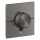 AXOR ShowerSelect ID Thermostat HighFlow Unterputz eckig für 1 Verbraucher und einen zusätzlichen Abgang, Brushed Black Chrome