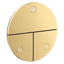 AXOR ShowerSelect ID Ventil Unterputz rund für 3 Verbraucher, Brushed Gold Optic