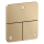 AXOR ShowerSelect ID Ventil Unterputz softsquare für 3 Verbraucher, Brushed Bronze