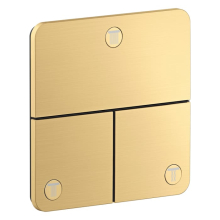 AXOR ShowerSelect ID Ventil Unterputz softsquare für 3 Verbraucher, Brushed Gold Optic