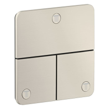 AXOR ShowerSelect ID Ventil Unterputz softsquare für 3 Verbraucher, Edelstahl Optic