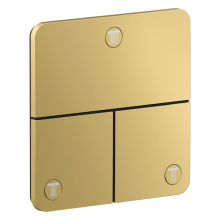 AXOR ShowerSelect ID Ventil Unterputz softsquare für 3 Verbraucher, Polished Gold Optic