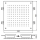 Herzbach LIVING SPA Deckeneinbau-Regenbrause 500x500mm poliert