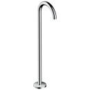 AXOR Uno Wanneneinlauf gebogen bodenstehend, Chrom