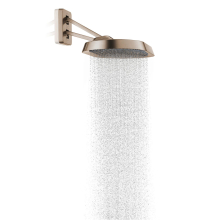 AXOR ShowerSphere Kopfbrause 370/220 2jet mit beweglichem Brausearm, Brushed Bronze