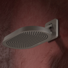 AXOR ShowerSphere Kopfbrause 370/220 2jet mit beweglichem Brausearm, Brushed Black Chrome