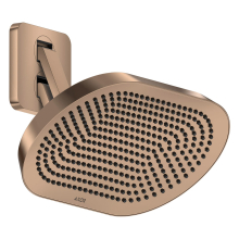 AXOR ShowerSphere Kopfbrause 370/220 2jet EcoSmart mit beweglichem Brausearm, Polished Red Gold