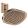 AXOR ShowerSphere Kopfbrause 370/220 2jet EcoSmart mit beweglichem Brausearm, Polished Red Gold