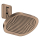 AXOR ShowerSphere Kopfbrause 370/220 2jet EcoSmart mit beweglichem Brausearm, Brushed Red Gold