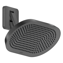 AXOR ShowerSphere Kopfbrause 370/220 2jet EcoSmart mit beweglichem Brausearm, Brushed Black Chrome