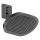 AXOR ShowerSphere Kopfbrause 370/220 2jet EcoSmart mit beweglichem Brausearm, Brushed Black Chrome