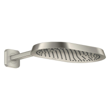 AXOR ShowerSphere Kopfbrause 370/220 1jet mit Brausearm, Edelstahl Optic