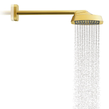 AXOR ShowerSphere Kopfbrause 250/160 1jet EcoSmart mit Brausearm, Polished Gold Optic