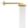 AXOR ShowerSphere Kopfbrause 250/160 1jet EcoSmart mit Brausearm, Polished Gold Optic