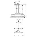 AXOR ShowerSphere Kopfbrause 250/160 1jet mit...