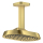 AXOR ShowerSphere Kopfbrause 250/160 1jet EcoSmart mit Deckenanschluss, Brushed Gold Optic