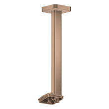 AXOR ShowerSphere Deckenanschluss 300 mm für Kopfbrause 2jet, Brushed Red Gold