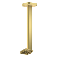 AXOR ShowerSphere Deckenanschluss 300 mm für Kopfbrause 2jet, Polished Gold Optic