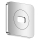 AXOR ShowerSphere Rosette 120/120 softsquare, Chrom