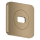 AXOR ShowerSphere Rosette 120/120 softsquare, Brushed Bronze