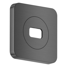 AXOR ShowerSphere Rosette 120/120 softsquare, Brushed Black Chrome