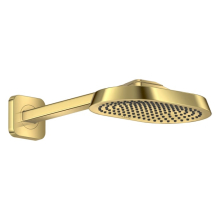 AXOR ShowerSphere Kopfbrause 250/160 1jet EcoSmart+ mit Brausearm, Polished Gold Optic