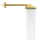 AXOR ShowerSphere Kopfbrause 250/160 1jet EcoSmart+ mit Brausearm, Polished Gold Optic