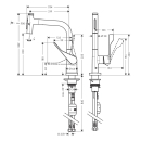 AXOR Citterio Einhebel-Küchenmischer Select 230 2jet...
