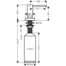 hansgrohe A51 Spülmittel-/ Lotionspender, Chrom