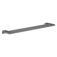 hansgrohe AddStoris Q Doppelbadetuchhalter, Brushed Black Chrome