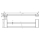 hansgrohe AddStoris Q Doppelbadetuchhalter, Brushed Black Chrome