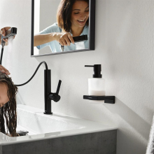 hansgrohe AddStoris Q Seifenspender, Mattschwarz