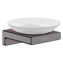 hansgrohe AddStoris Q Seifenschale, Brushed Black Chrome