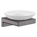 hansgrohe AddStoris Q Seifenschale, Brushed Black Chrome