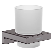 hansgrohe AddStoris Q Zahnputzbecher, Brushed Black Chrome