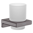 hansgrohe AddStoris Q Zahnputzbecher, Brushed Black Chrome