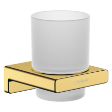 hansgrohe AddStoris Q Zahnputzbecher, Polished Gold Optic