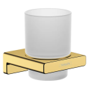 hansgrohe AddStoris Q Zahnputzbecher, Polished Gold Optic