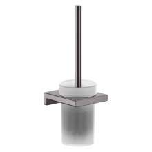 hansgrohe AddStoris Q Toilettenbürstenhalter Wandmontage, Brushed Black Chrome