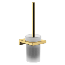 hansgrohe AddStoris Q Toilettenbürstenhalter Wandmontage, Polished Gold Optic