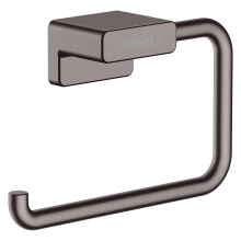 hansgrohe AddStoris Q Toilettenpapierhalter, Brushed Black Chrome