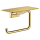 hansgrohe AddStoris Q Toilettenpapierhalter mit Ablage, Polished Gold Optic