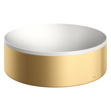 AXOR Suite Aufsatzwaschtisch 300 ohne Hahnloch und Überlauf, Brushed Gold Optic