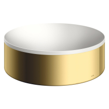 AXOR Suite Aufsatzwaschtisch 300 ohne Hahnloch und Überlauf, Polished Gold Optic